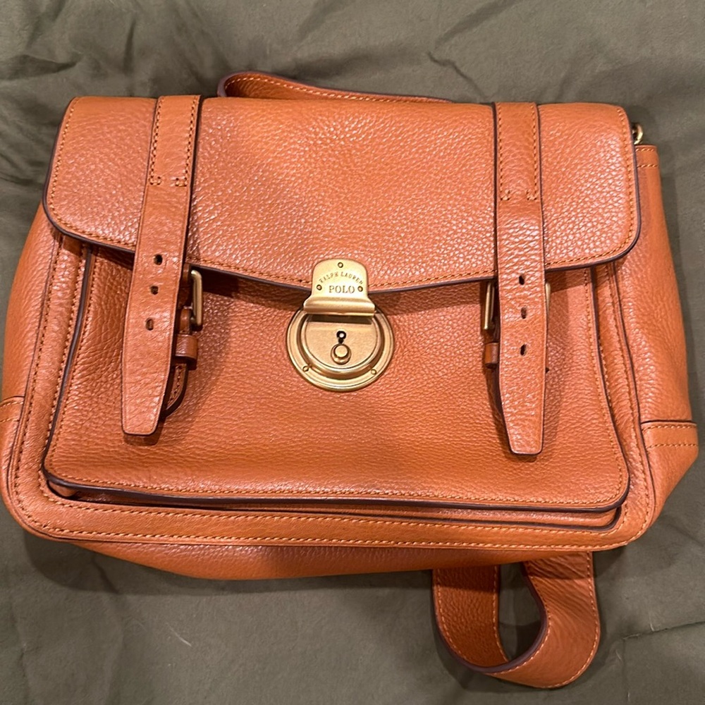 POLO RALPH LAUREN Tan Shoulder Bag